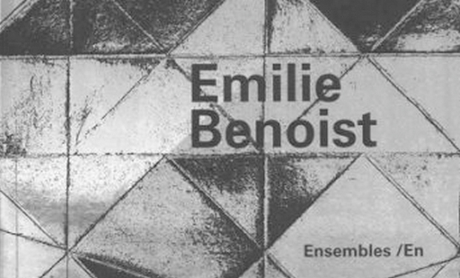 Publication de la première monographie d’Emilie Benoist