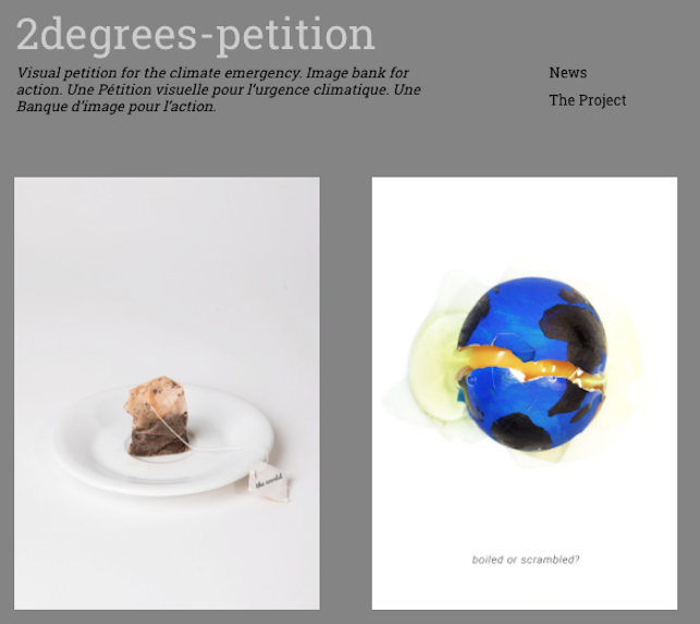 Une pétition visuelle pour l’urgence climatique, une banque d’image pour l’action.